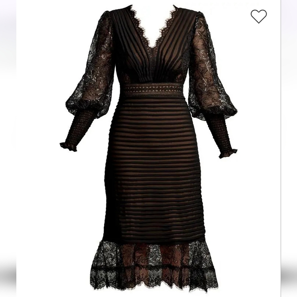 Tadashi Shoji Nyssa floral-lace dress